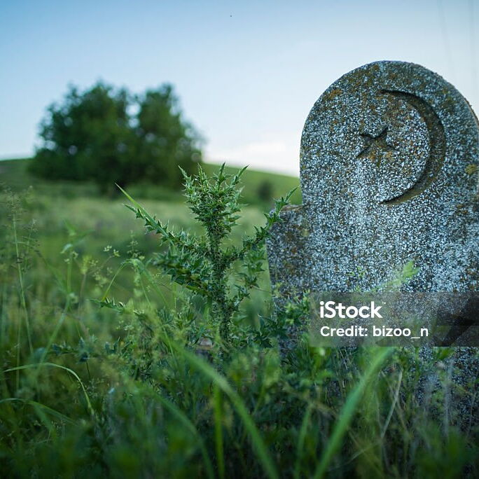 muslimischer Grabstein